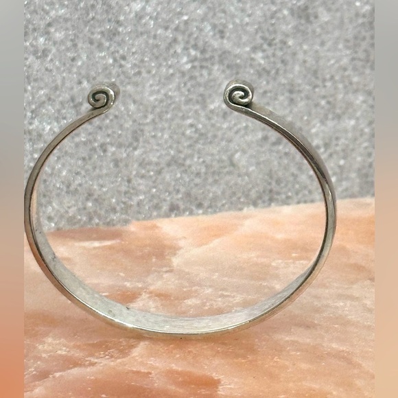 James Avery Retired Bracelet Greek Scroll Cuff 925 Sterling 6.75 26.8g 0684 R - Picture 11 of 14